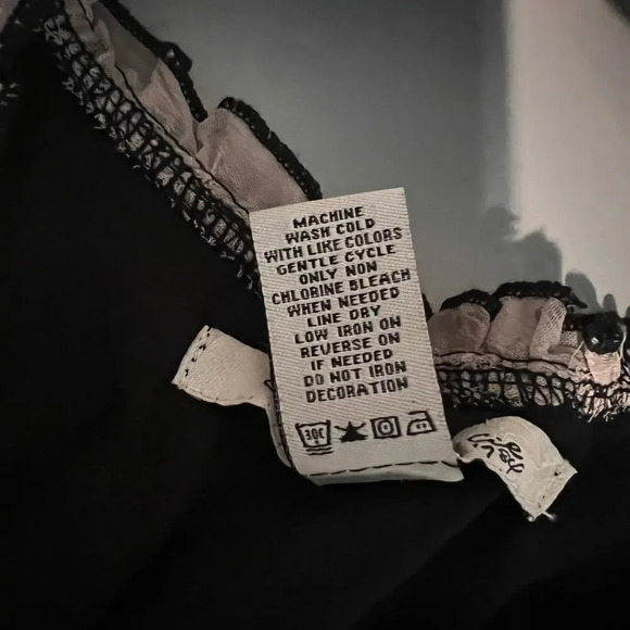 American Rag, S, sequent ruffle lace, smock-waist sleeveless lined mini dress￼ - Picture 10 of 10